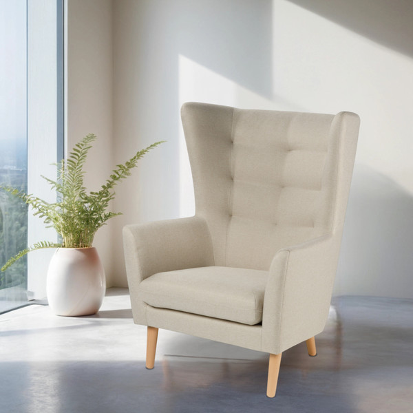 Изображение товара Кресло мягкое Mio Tesoro Саари (Cream)