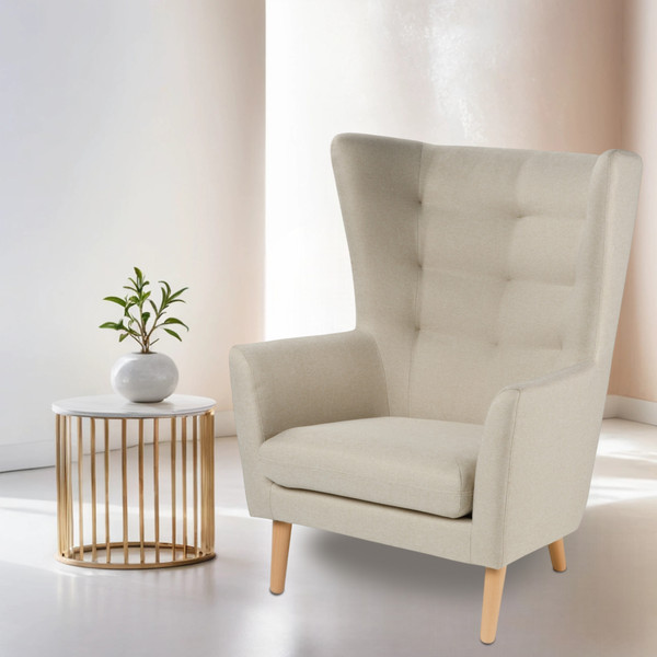 Изображение товара Кресло мягкое Mio Tesoro Саари (Cream)