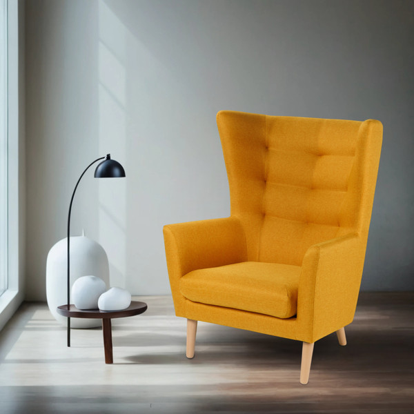 Изображение товара Кресло мягкое Mio Tesoro Саари (Yellow Orange)