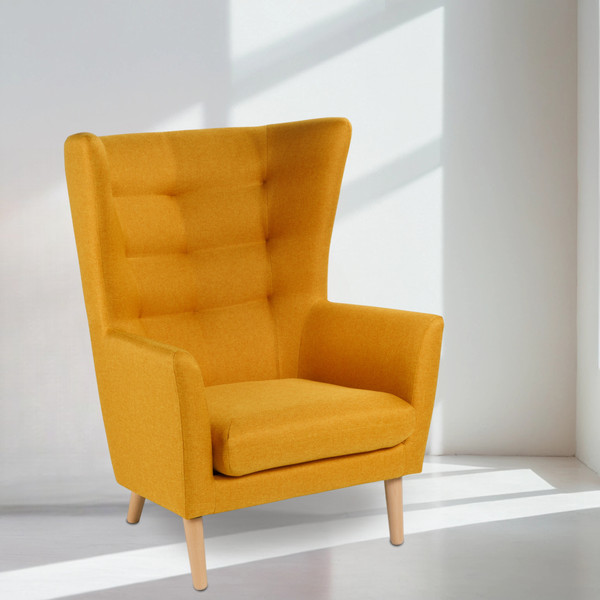 Изображение товара Кресло мягкое Mio Tesoro Саари (Yellow Orange)