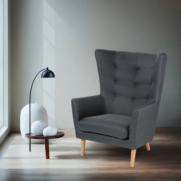 Изображение товара Кресло мягкое Mio Tesoro Саари (Dark Grey)