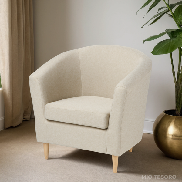Изображение товара Кресло мягкое Mio Tesoro Тунне (Cream)