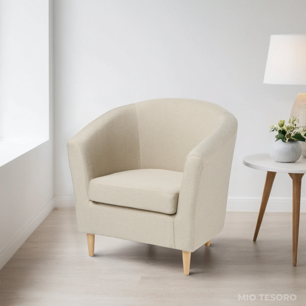 Изображение товара Кресло мягкое Mio Tesoro Тунне (Cream)