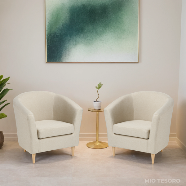Изображение товара Кресло мягкое Mio Tesoro Тунне (Cream)