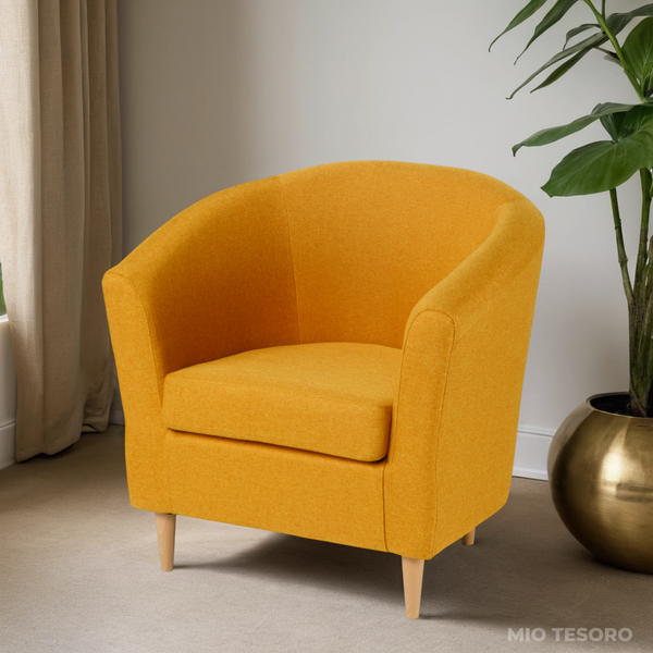 Изображение товара Кресло мягкое Mio Tesoro Тунне (Yellow Orange)