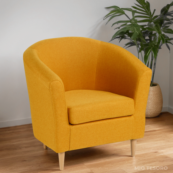 Изображение товара Кресло мягкое Mio Tesoro Тунне (Yellow Orange)