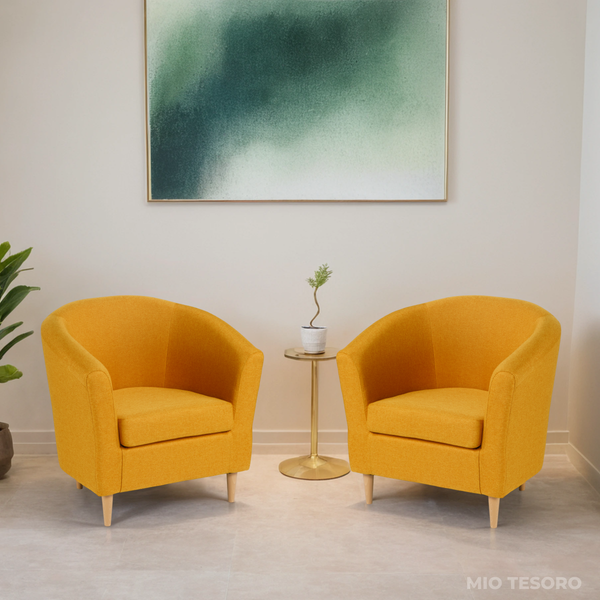 Изображение товара Кресло мягкое Mio Tesoro Тунне (Yellow Orange)