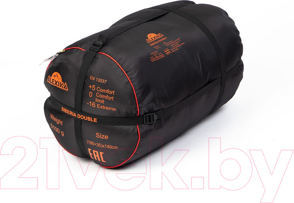 Изображение товара Спальный мешок Alexika Siberia Double / 9275.01071 (зеленый)