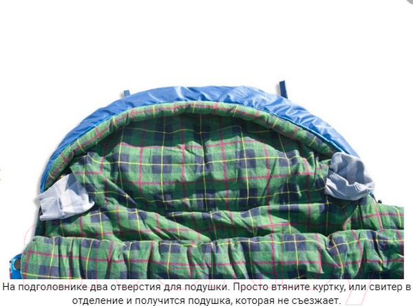 Изображение товара Спальный мешок Alexika Summer Compact Plus левый / 9268.01072 (синий)