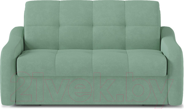 Изображение товара Диван Mebel-Ars Лидер НПБ 120x200 (Vivaldi 09 мятный)
