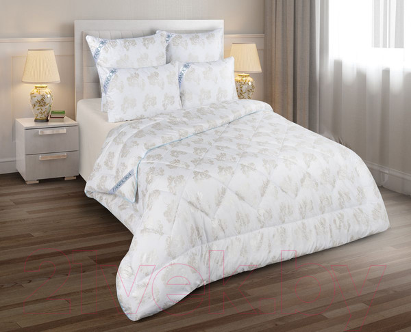 Изображение товара Одеяло PANDORA Лебяжий Пух тик зимнее 140x205