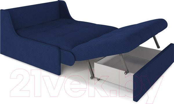 Изображение товара Диван Mebel-Ars Фаворит ППУ 120x200 (Vivaldi 14 синий)