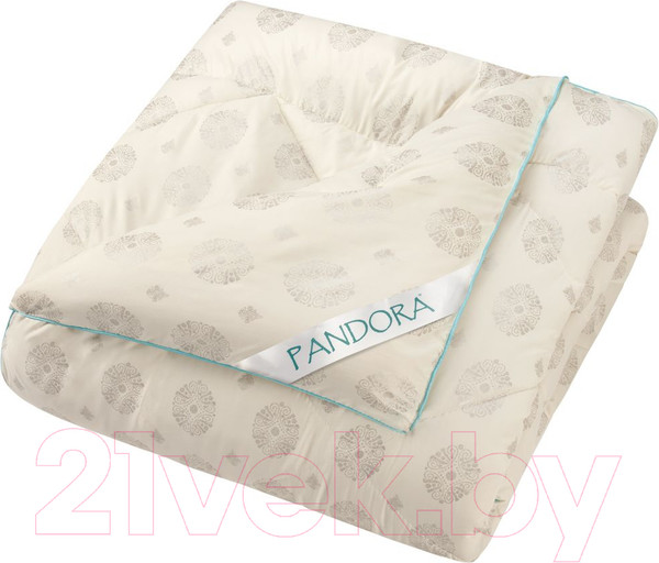 Изображение товара Одеяло PANDORA Овечья шерсть тик облегченное 140x205