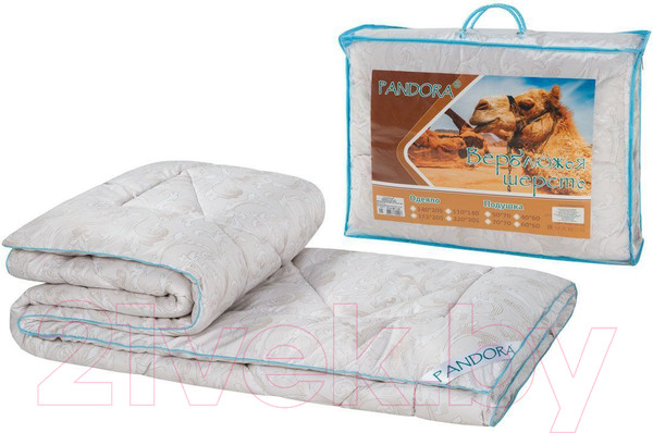 Изображение товара Одеяло PANDORA Верблюжья шерсть тик стандартное 200x215