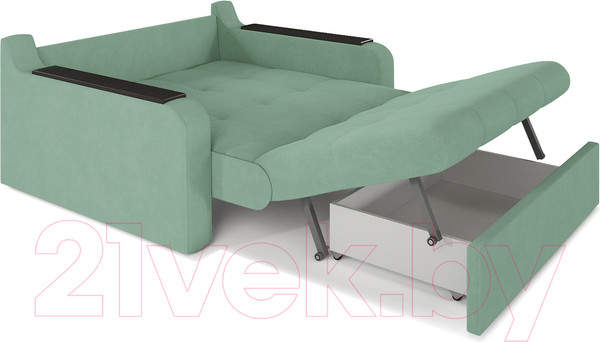 Изображение товара Диван Mebel-Ars Кэнди ППУ 180x200 (Vivaldi 09 мятный)