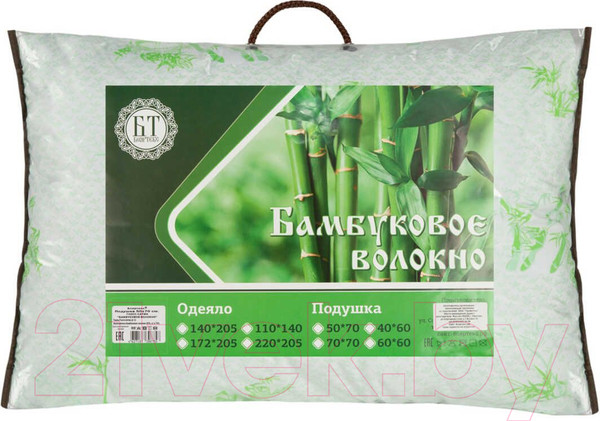 Изображение товара Подушка для сна Бояртекс Бамбук глосс сатин 50x70