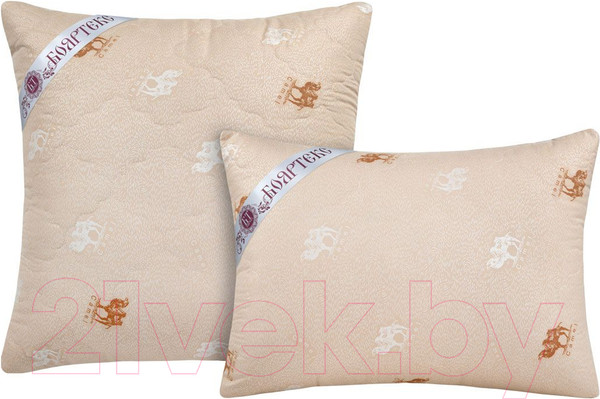 Изображение товара Подушка для сна Бояртекс Верблюжья шерсть глосс сатин 50x70