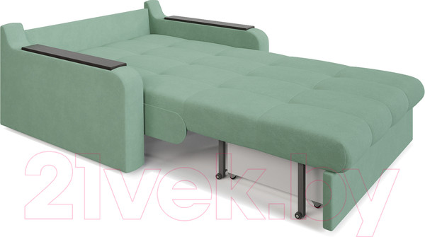 Изображение товара Диван Mebel-Ars Кэнди НПБ 140x200 (Vivaldi 09 мятный)