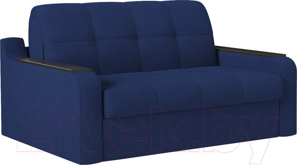 Изображение товара Диван Mebel-Ars Кэнди НПБ 140x200 (Vivaldi 14 синий)