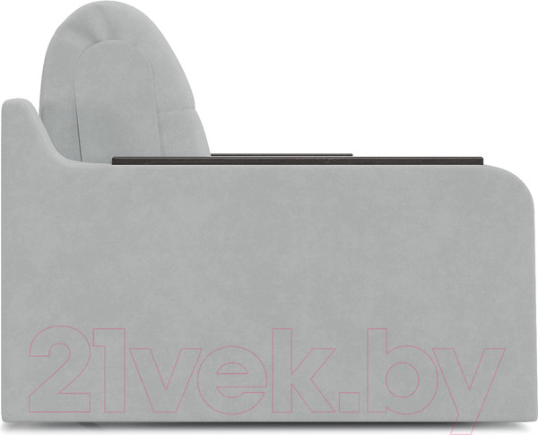 Изображение товара Диван Mebel-Ars Кэнди НПБ 155x200 (Vivaldi 06 светло-серый)