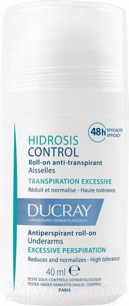 Изображение товара Антиперспирант шариковый Ducray Hidrosis Control (40мл)