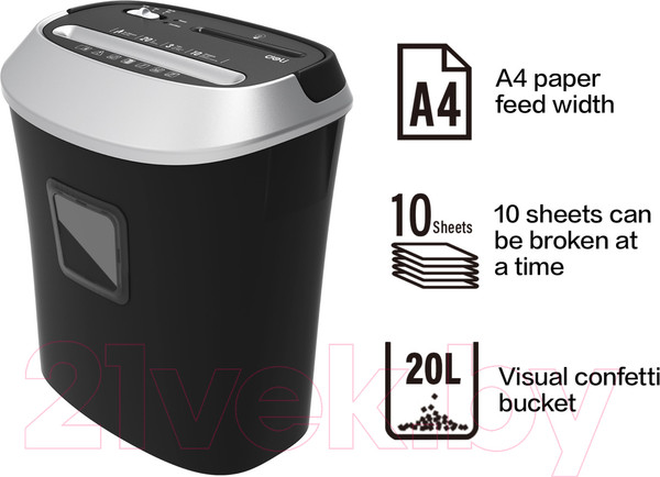 Изображение товара Шредер Deli E9948