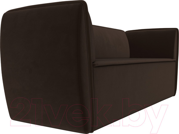 Изображение товара Диван Лига Диванов Бергамо 3-х местный / 112112 (микровельвет коричневый)