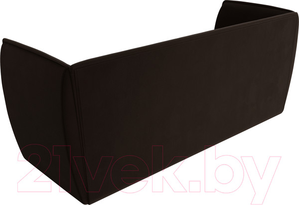 Изображение товара Диван Лига Диванов Бергамо 3-х местный / 112112 (микровельвет коричневый)