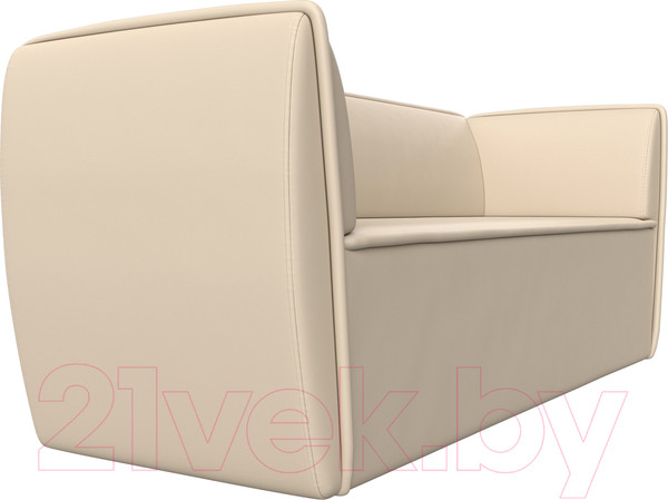 Изображение товара Диван Лига Диванов Бергамо 3-х местный / 112127 (экокожа бежевый)