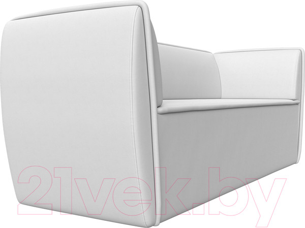 Изображение товара Диван Лига Диванов Бергамо 3-х местный / 112129 (экокожа белый)