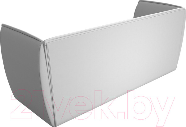 Изображение товара Диван Лига Диванов Бергамо 3-х местный / 112129 (экокожа белый)