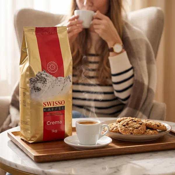 Изображение товара Кофе в зернах Swisso Kaffee Crema (1кг)