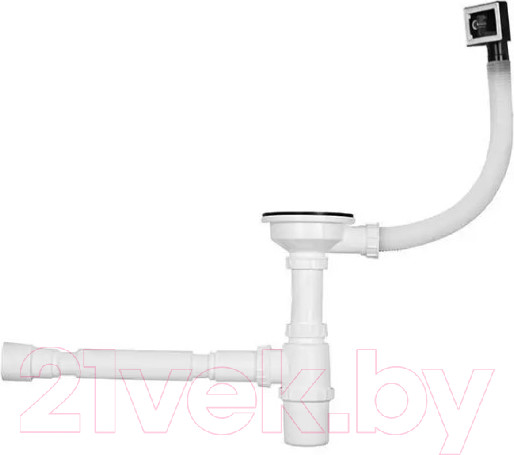 Изображение товара Мойка кухонная Wisent WS35044B (с сифоном GER013)