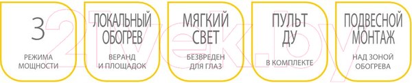 Изображение товара Инфракрасный обогреватель Ballu BIH-LL-2.1-S