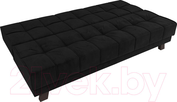 Изображение товара Диван Лига Диванов Винсент / 102871 (велюр черный)