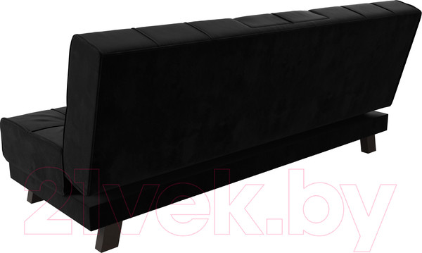 Изображение товара Диван Лига Диванов Винсент / 102871 (велюр черный)