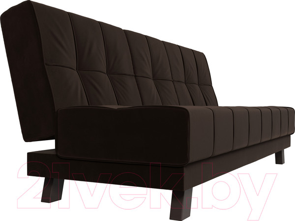 Изображение товара Диван Лига Диванов Винсент / 102875 (микровельвет коричневый)