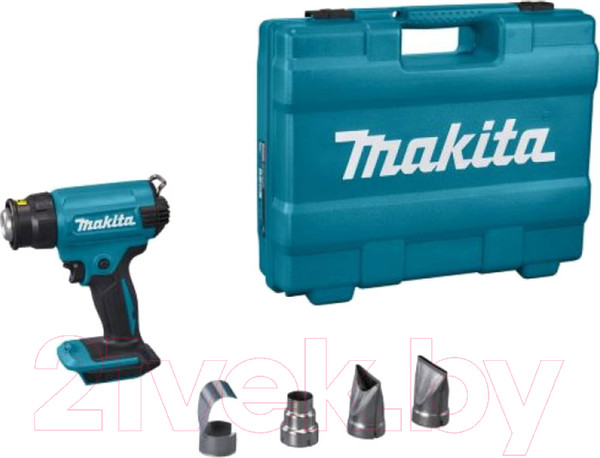 Изображение товара Профессиональный строительный фен Makita DHG180ZK