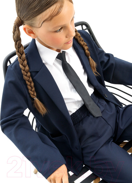 Изображение товара Пиджак детский Amarobaby Study Lass / AB-OD23-SL3002/20-134 (синий, р.134)