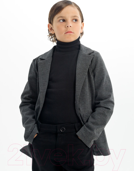 Изображение товара Пиджак детский Amarobaby Study Oxford / AB-OD23-SO3001/11-140 (серый, р.140)