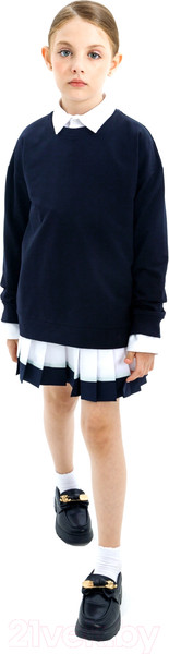 Изображение товара Свитшот детский Amarobaby Study Hip / AB-OD23-SH28/20-134 (синий, р.134)