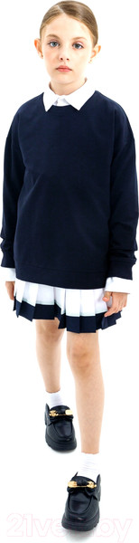 Изображение товара Свитшот детский Amarobaby Study Hip / AB-OD23-SH28/20-146 (синий, р.146)