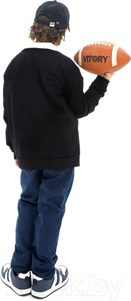 Изображение товара Свитшот детский Amarobaby Study Hip / AB-OD23-SH28/09-134 (черный, р.134)