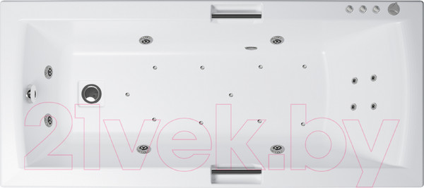 Изображение товара Ванна акриловая Triton Алекса 150x75 Стандарт Flat (с гидромассажем)