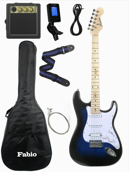Изображение товара Электрогитара Fabio ST200 BLS + комплект аксессуаров