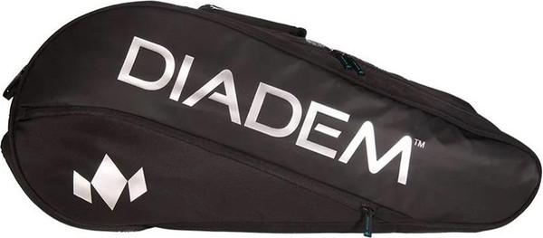 Изображение товара Спортивная сумка Diadem Tour 9 Pack Nova Racket Bag B-9-BLK/CHR (черный/хром)