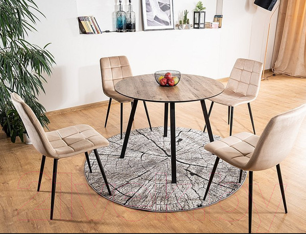 Изображение товара Обеденный стол Signal Oakland (орех/черный)