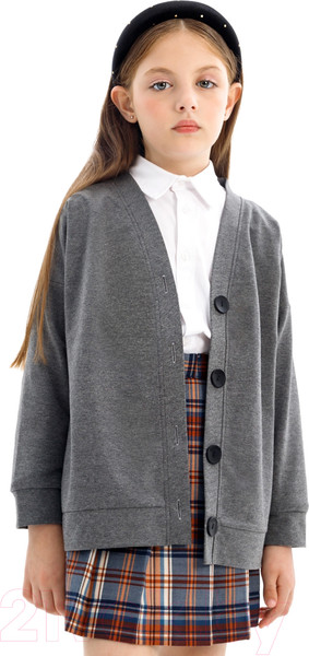 Изображение товара Кардиган детский Amarobaby Study Hop / AB-OD23-SH19/11-140 (серый, р.140)