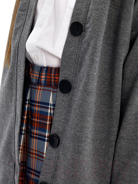 Изображение товара Кардиган детский Amarobaby Study Hop / AB-OD23-SH19/11-140 (серый, р.140)