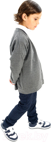 Изображение товара Кардиган детский Amarobaby Study Hop / AB-OD23-SH19/11-140 (серый, р.140)